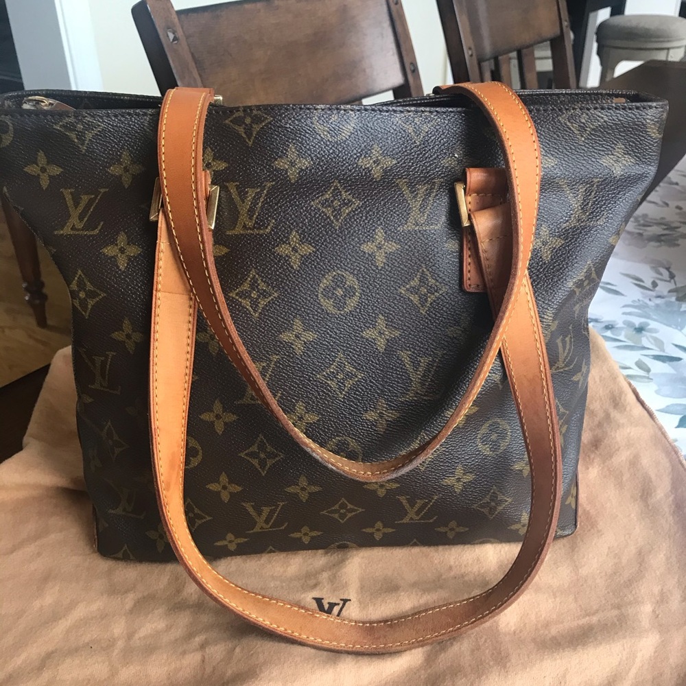 Louis Vuitton Cabas Monogram Shoulder Tote PM